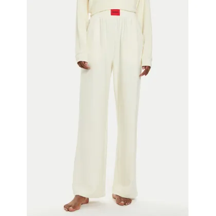 Zdjęcie Hugo Spodnie piżamowe Snoozie 50523406 Écru Regular Fit HUGO