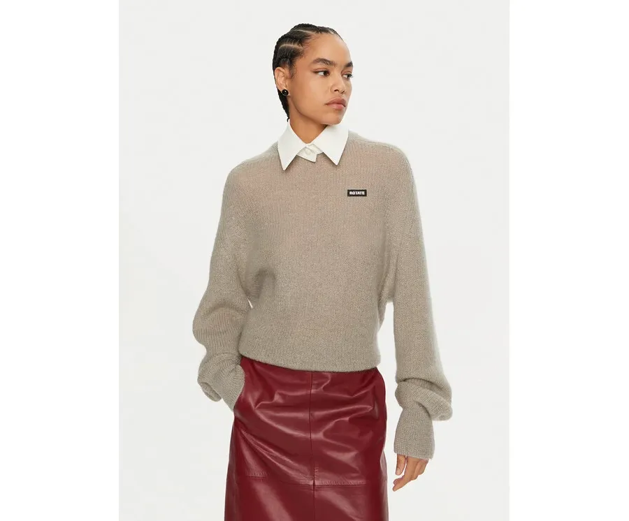 obrazek 1 ROTATE Sweter Brandy 1128671125 Szary Regular Fit