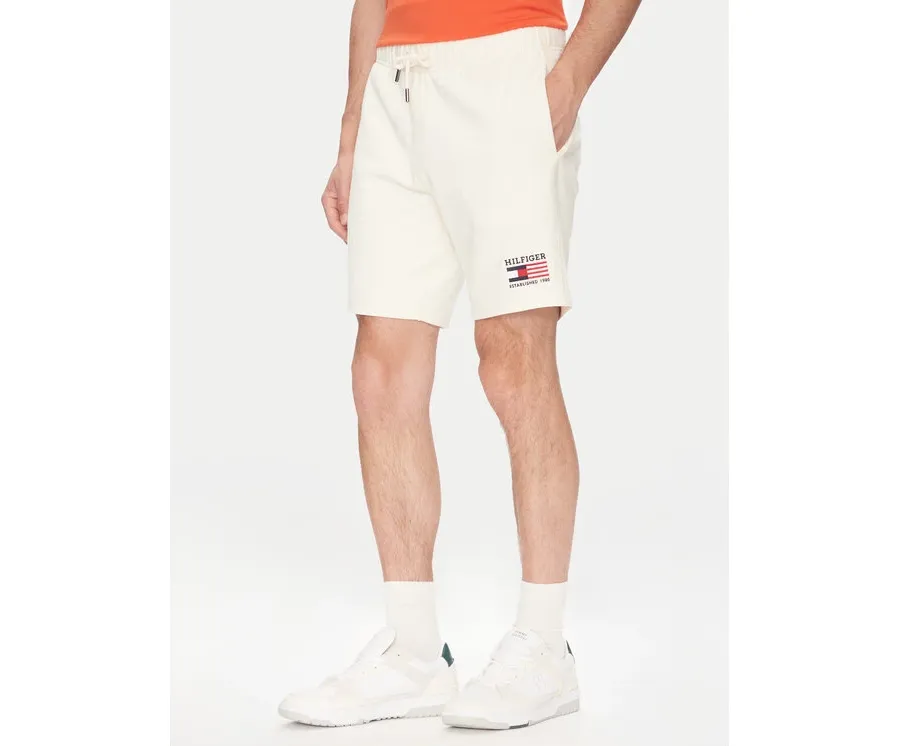 obrazek 1 Tommy Hilfiger Szorty sportowe American MW0MW39862 Écru Regular Fit