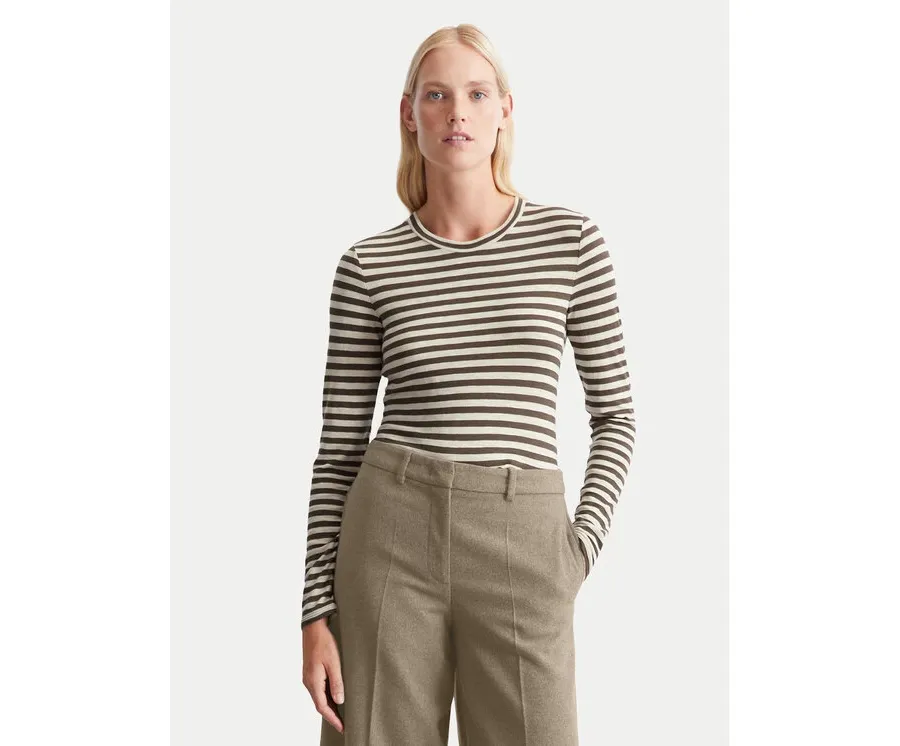 obrazek 1 Marc O'Polo Bluzka 409 2196 52467 Beżowy Regular Fit