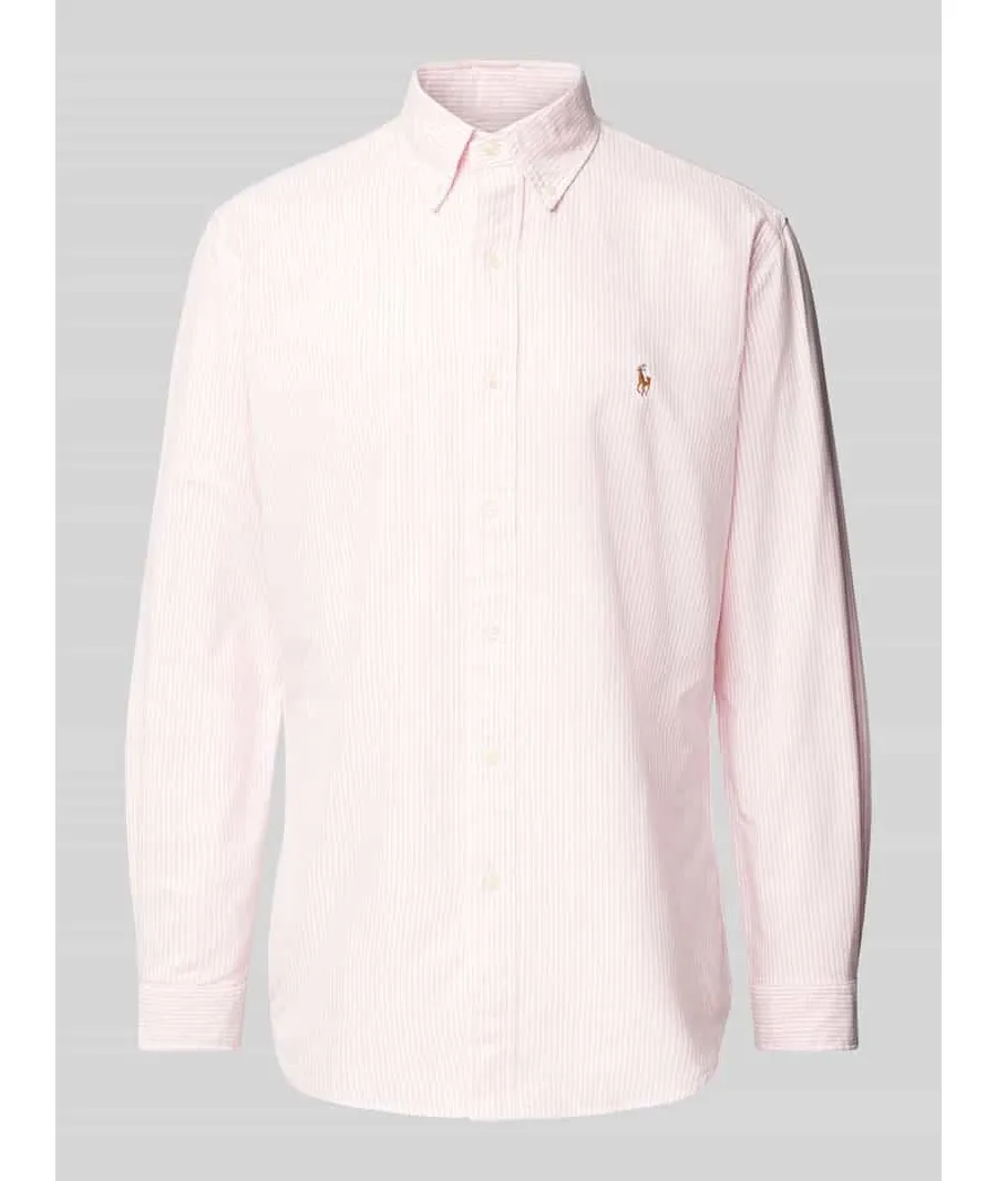 obrazek 1 Koszula casualowa o kroju regular fit z kołnierzykiem typu button down