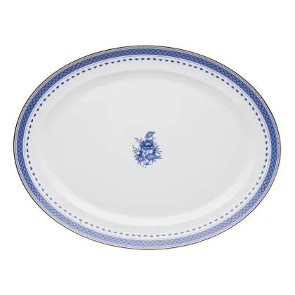 Zdjęcie Duży owalny talerz z porcelany z klasycznej kolekcji Cozinha Velha - Vista Alegre