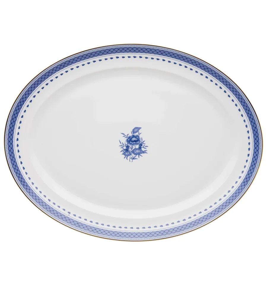 obrazek 1 Duży owalny talerz z porcelany z klasycznej kolekcji Cozinha Velha - Vista Alegre