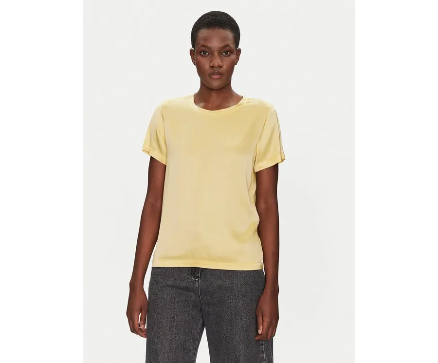 obrazek 1 ViCOLO Bluzka TD0007 Żółty Relaxed Fit