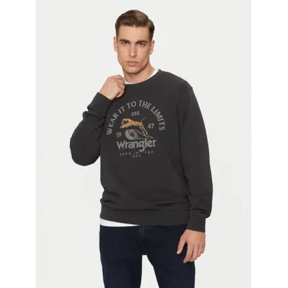 Zdjęcie Wrangler Bluza 112357385 Czarny Regular Fit