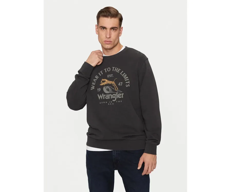 obrazek 1 Wrangler Bluza 112357385 Czarny Regular Fit