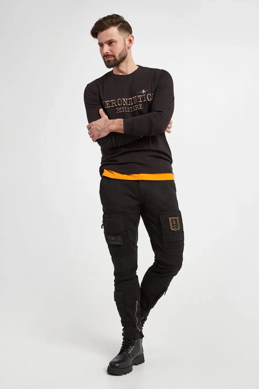 obrazek 1 Longsleeve męski AERONAUTICA MILITARE Aeronautica Militare