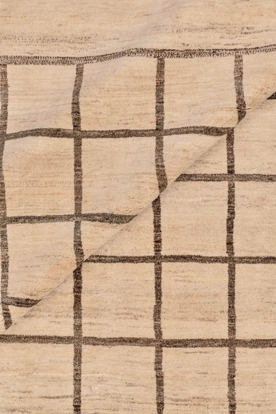 obrazek 4 Beżowy geometryczny dywan ręcznie tkany z iranu - Jordan