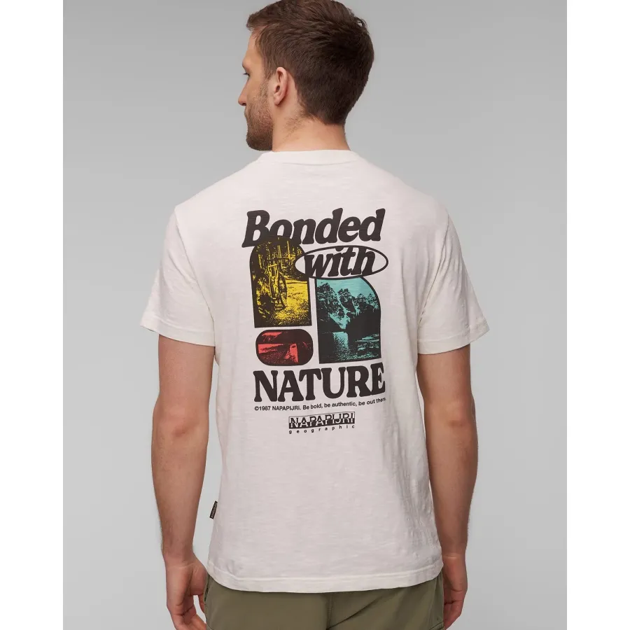 obrazek 1 Biały T-shirt Męski Napapijri S-martre