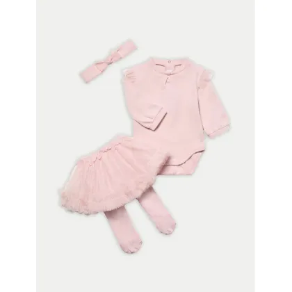 Zdjęcie Mayoral Komplet body i spódnica 2814 Różowy