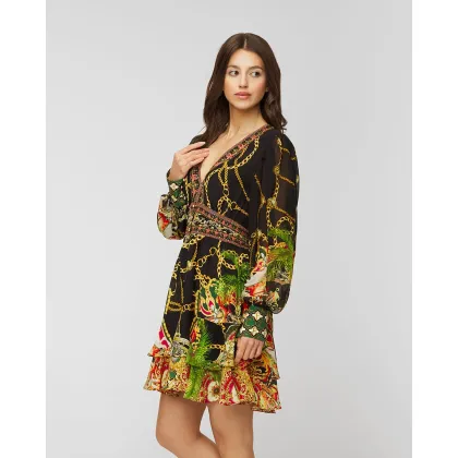 Zdjęcie Sukienka Jedwabna Camilla Button Front Frill
