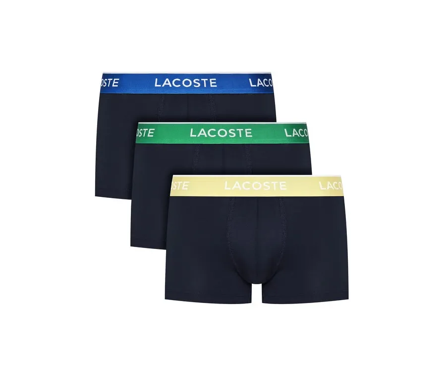 obrazek 1 Lacoste Komplet 3 par bokserek 5H1297 Granatowy