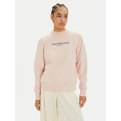 Zdjęcie Calvin Klein Jeans Bluza Institutional J20J224913 Różowy Regular Fit