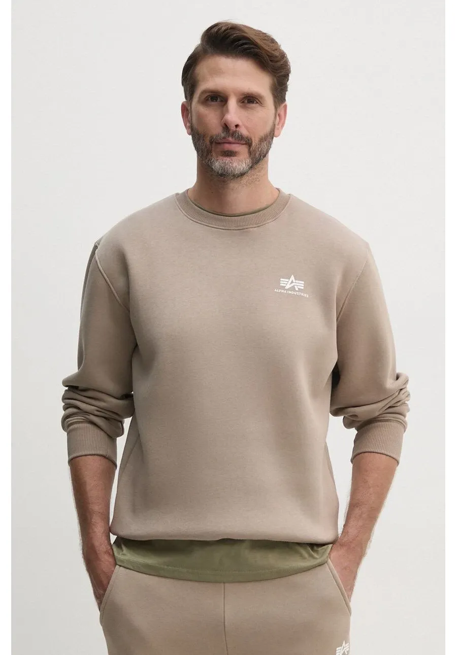 obrazek 1 Alpha Industries bluza Bluza Alpha Industries 188307 03 męska kolor beżowy gładka 188307