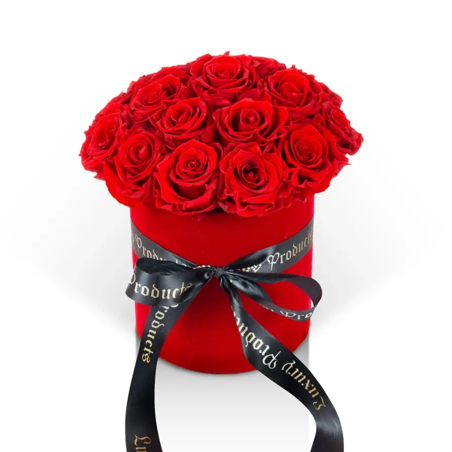 obrazek 3 Luksusowy Flower Box z wiecznymi różami na prezent dla niej - Luxury Products