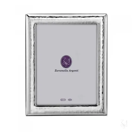 Zdjęcie Elegancka prostokątna srebrna ramka na zdjęcia 13×18 cm San Francisco - Zaramella Argenti