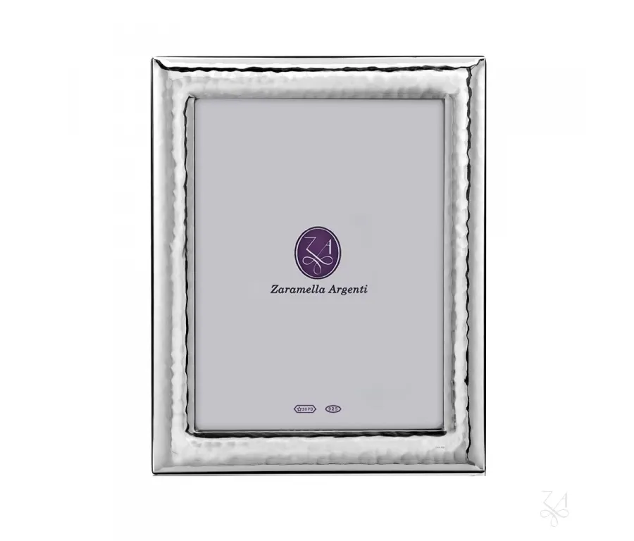 obrazek 1 Elegancka prostokątna srebrna ramka na zdjęcia 13×18 cm San Francisco - Zaramella Argenti