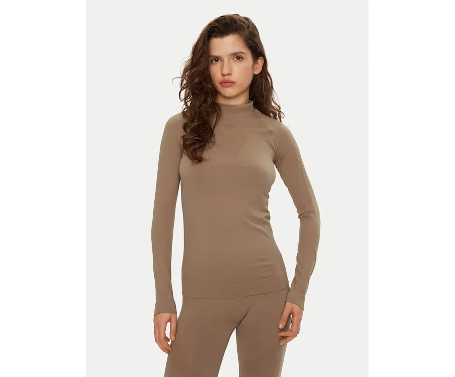 obrazek 1 4F Bielizna termoaktywna górna 4FWAW24USEAF156 Brązowy Slim Fit