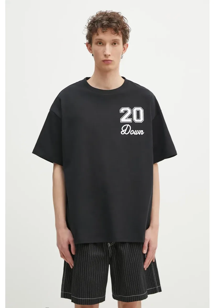 obrazek 1 Converse t-shirt bawełniany Converse x Patta Gold Standard TShirt męski kolor czarny z nadrukiem 10028296A02