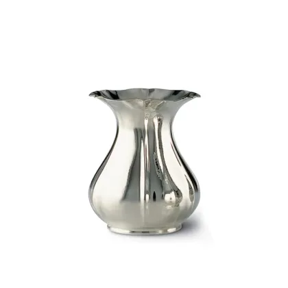 Picture A small silver vase