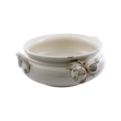 Zdjęcie Klasyczna misa wykonana z ceramiki włoskiej do salonu - Virginia Casa