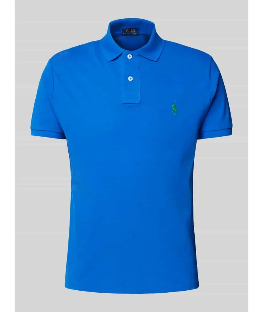 obrazek 1 Koszulka polo o kroju custom fit z czystej bawełny