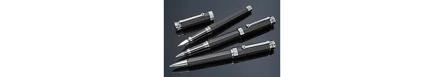 obrazek 2 NeroUno Linea Crystal Ballpoint Black Matt Montegrappa
