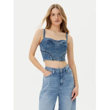 Zdjęcie Guess Top W5GH86 D4H7C Niebieski Regular Fit