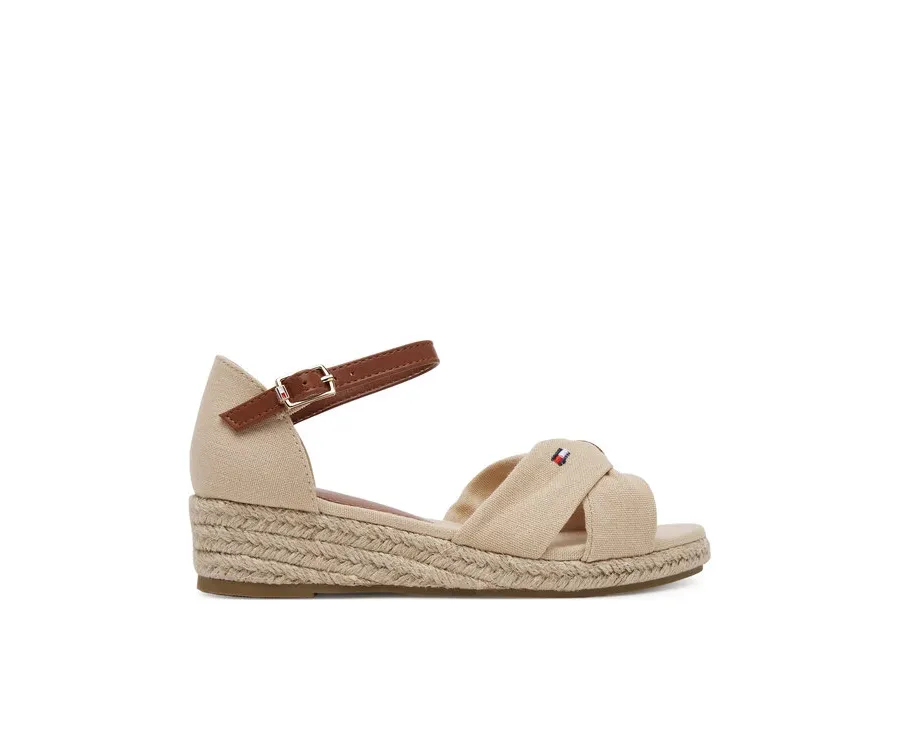 obrazek 1 Tommy Hilfiger Espadryle T3A7-33801-0048 M Beżowy