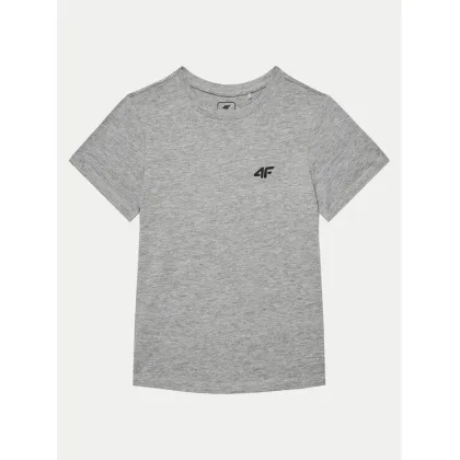 Zdjęcie 4F T-Shirt 4FJWMM00TTSHM1626 Szary Regular Fit