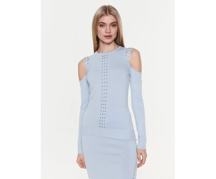 obrazek 1 Liu Jo Sport Bluzka TA3056 MS49I Błękitny Slim Fit