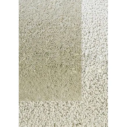 Picture Prestigious beige smooth carpet - TWINSET BORDER IN CUT PILE 21304