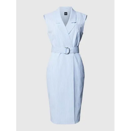 Zdjęcie Sukienka o długości do kolan z paskiem w talii model ‘Drupe’