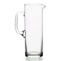 Picture A modern minimalist jug made of glass with a simple, elegant shape - Vista Alegre