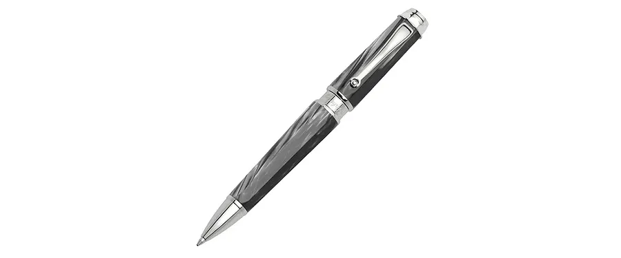 obrazek 3 Grey Emblema Długopis Srebro Celluloid Montegrappa