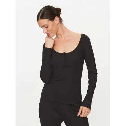 Zdjęcie Guess Bluzka O3BP01 KBXB2 Czarny Slim Fit