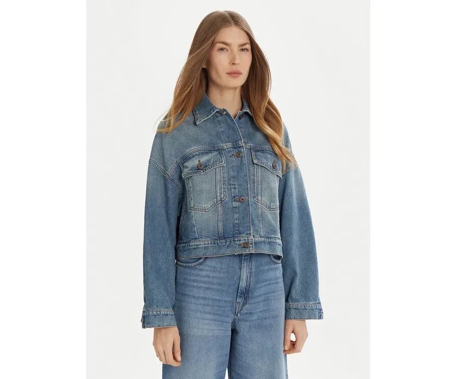 obrazek 1 Weekend Max Mara Kurtka jeansowa Fiumana 2515041111 Niebieski Regular Fit
