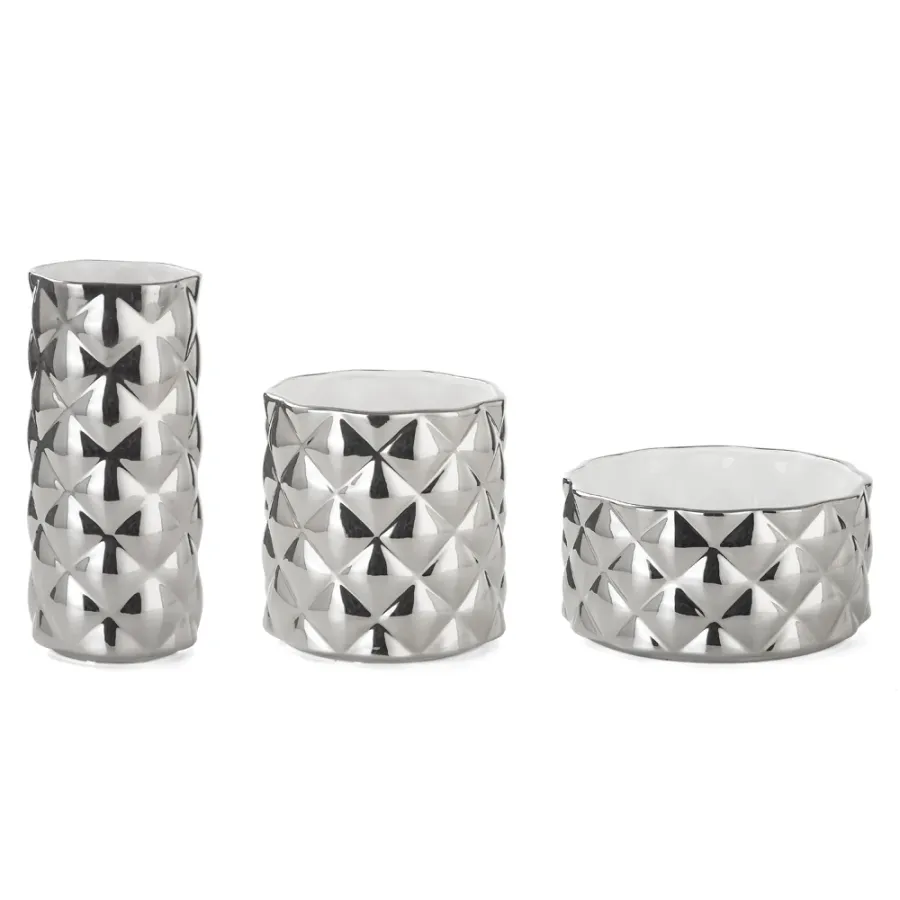 obrazek 2 Wysoki wazon z ceramiki H.36xL.16xD.Int.15 cm