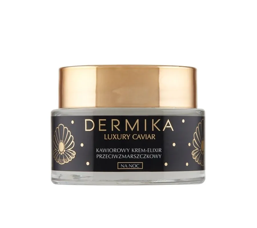 obrazek 1 Dermika Luxury Caviar Kawiorowy Krem-elixir przeciwzmarszkowy na noc  50 ml