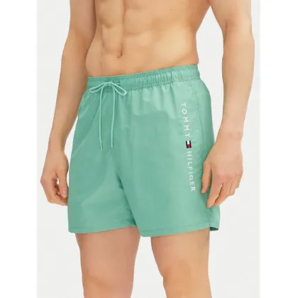 Zdjęcie Tommy Hilfiger Szorty kąpielowe UM0UM03258 Zielony Regular Fit