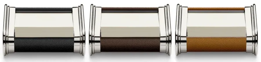 picture 4 6 element set of desk accessories – brown finish