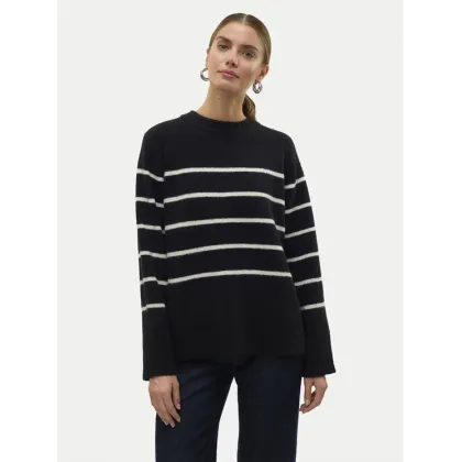 Zdjęcie Vero Moda Sweter Flawless 10320487 Czarny Loose Fit