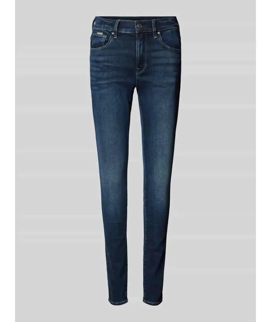 obrazek 1 Jeansy o kroju skinny fit z 5 kieszeniami model ‘3301’