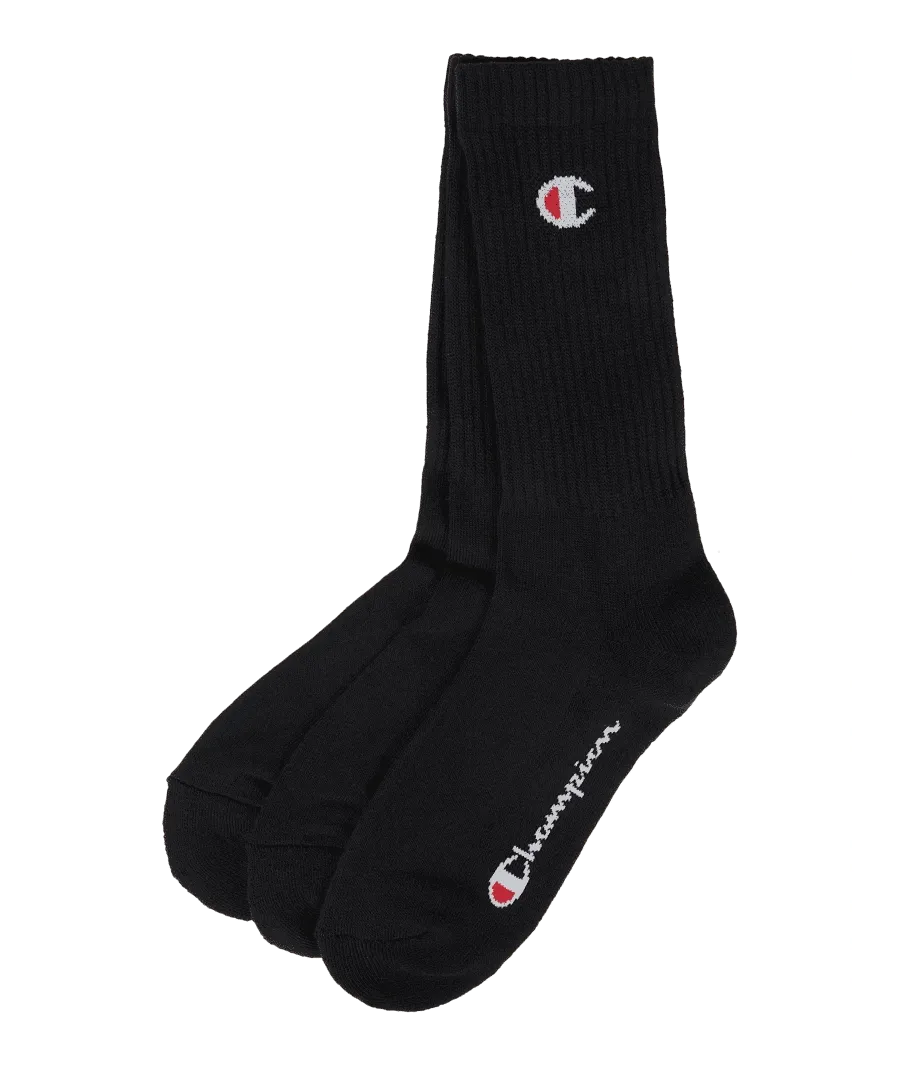 obrazek 1 Skarpety z detalem z logo, w zestawie 3 szt., model „Crew Socks”