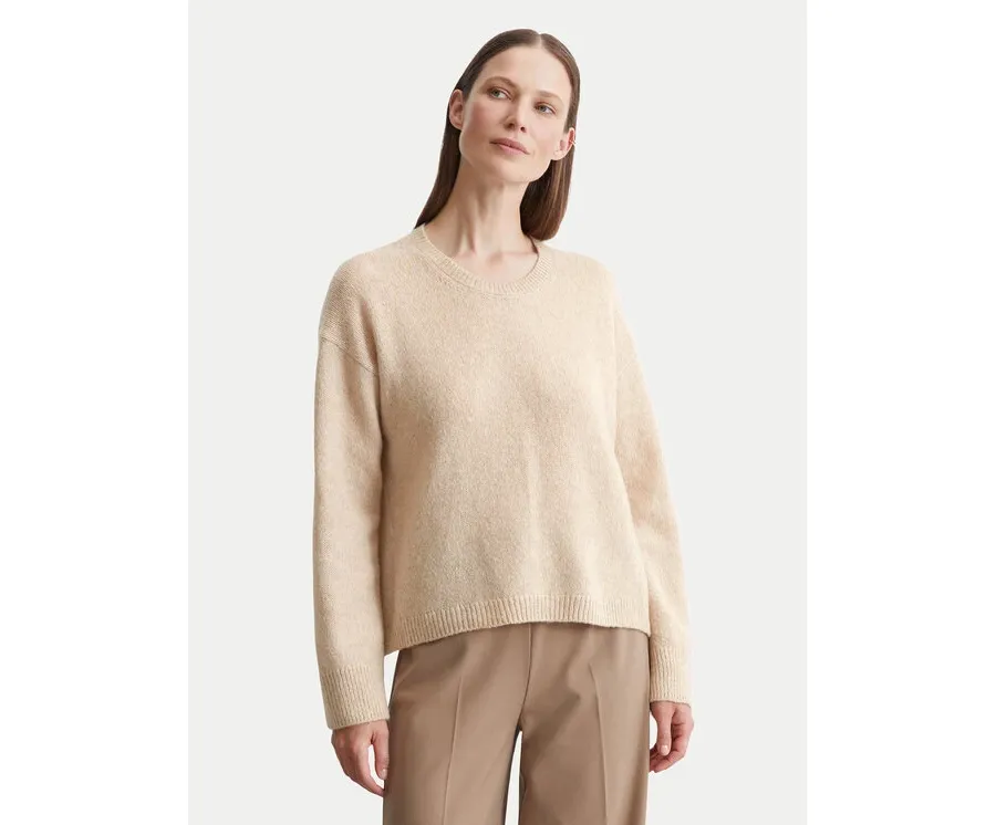 obrazek 1 Marc O'Polo Sweter 408 6121 60463 Beżowy Regular Fit