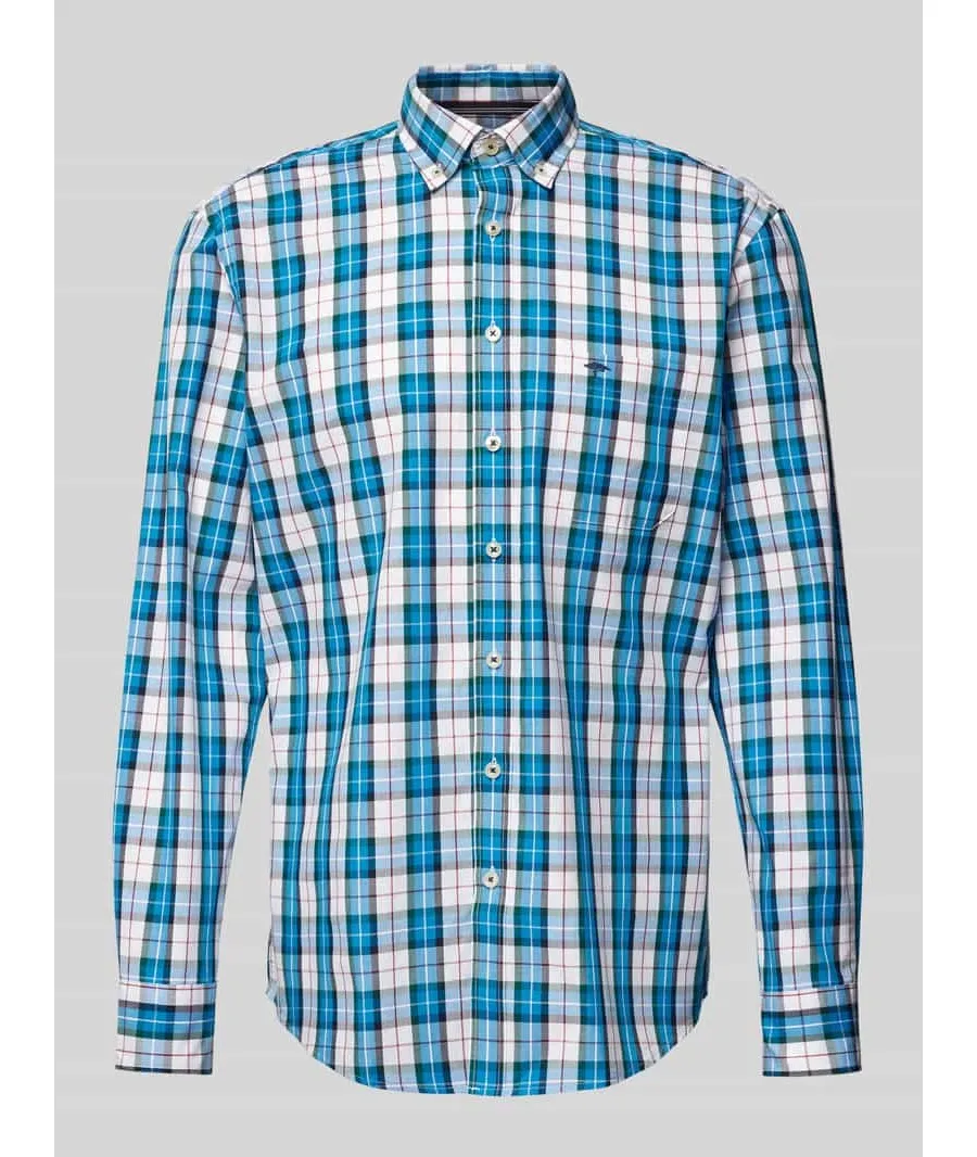 obrazek 1 Koszula casualowa o kroju regular fit z kołnierzykiem typu button down
