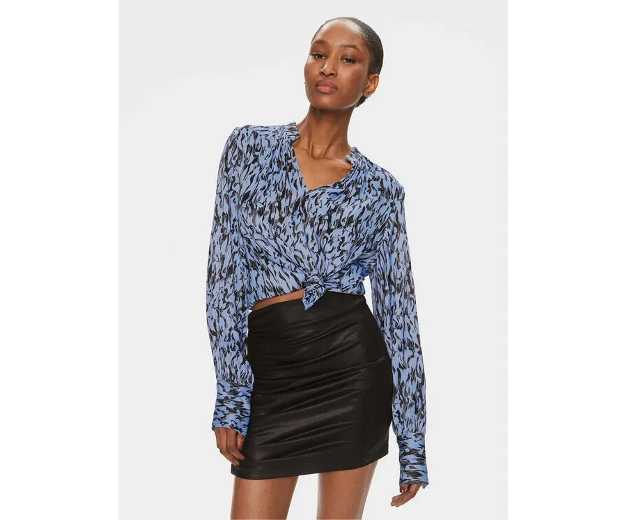 obrazek 1 Karen by Simonsen Bluzka Nikole 10104887 Niebieski Regular Fit