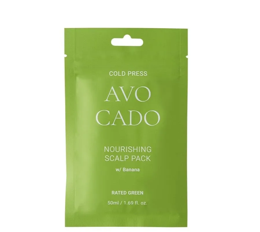 obrazek 1 Rated Green Avocado Kuracja odżywcza do skóry głowy z awokado i bananem 50 ml 50 ml