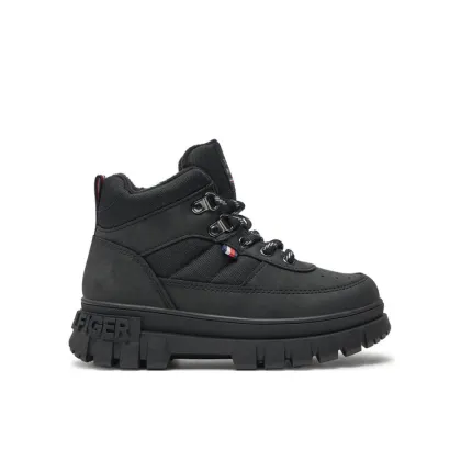 Zdjęcie Tommy Hilfiger Trzewiki Lace-Up Bootie T3X5-33707-1492 M Czarny