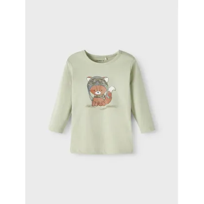 Zdjęcie NAME IT Bluzka 13205040 Zielony Regular Fit